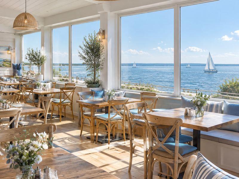 The The Boathouse dining room