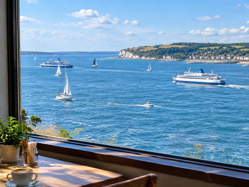 Sea view from The Boathouse